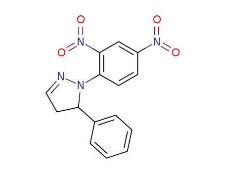1-(2,4-dinitro-phenyl)-5-phenyl-4,5-dihydro-1<i>H</i>-pyrazole