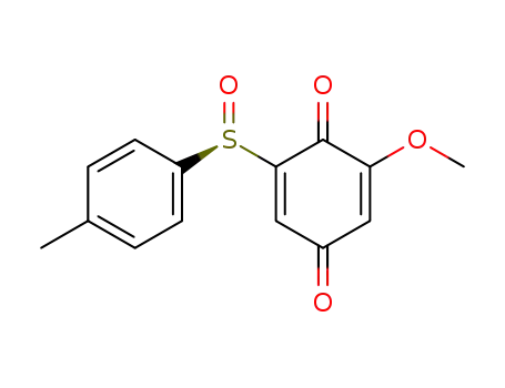 2-Methoxy-6-((R)-toluene-4-sulfinyl)-[1,4]benzoquinone