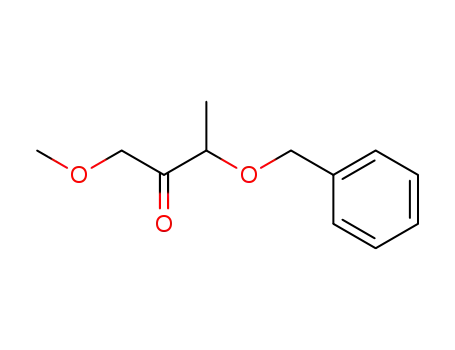 Molecular Structure of 7462-63-7 (3-(benzyloxy)-1-methoxybutan-2-one)