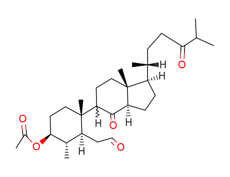 3β-acetoxy-4α-methyl-8,24-dioxo-7,8-seco-5α,9ξ-cholestan-7-al