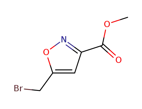Molecular Structure of 95312-27-9 (methyl 5-(bromomethyl)isoxazole-3-carboxylate)