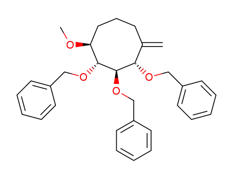 (1S,2R,3R,4R)-2,3,4-tribenzyloxy-1-methoxy-5-methylenecyclooctane