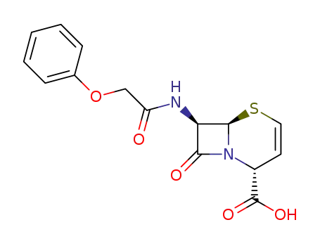 (2R,6R,7R)-8-Oxo-7-(2-phenoxy-acetylamino)-5-thia-1-aza-bicyclo[4.2.0]oct-3-ene-2-carboxylic acid