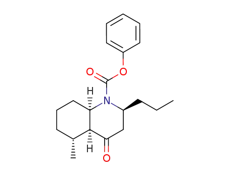 (2S,4aS,5R,8aR)-N-phenoxycarbonyl-2-propyl-5-methyl-decahydroquinolin-4-one