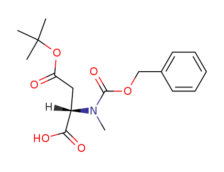 Molecular Structure of 42417-70-9 (Z-N-ME-ASP(OTBU)-OH DCHA)