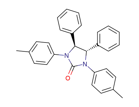 Molecular Structure of 76043-19-1 (2-Imidazolidinone, 1,3-bis(4-methylphenyl)-4,5-diphenyl-, trans-)