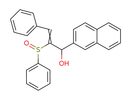 1-(2-naphthyl)-3-phenyl-2-(phenylsulfinyl)-2-propen-1-ol
