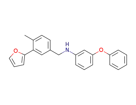 (3-furan-2-yl-4-methyl-benzyl)-(3-phenoxy-phenyl)-amine