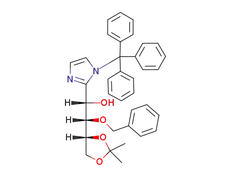 (1S,2S)-2-Benzyloxy-2-((R)-2,2-dimethyl-[1,3]dioxolan-4-yl)-1-(1-trityl-1H-imidazol-2-yl)-ethanol