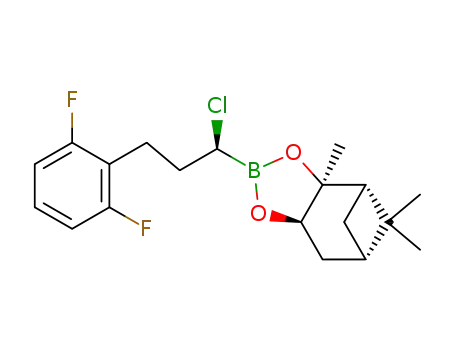 (1S,2S,6R,8S)-4-[(S)-1-Chloro-3-(2,6-difluoro-phenyl)-propyl]-2,9,9-trimethyl-3,5-dioxa-4-bora-tricyclo[6.1.1.0<sup>2,6</sup>]decane