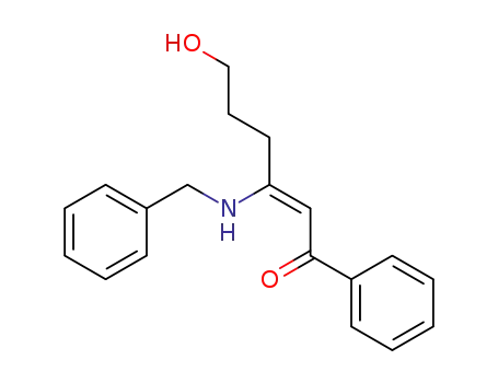 (Z)-3-Benzylamino-6-hydroxy-1-phenyl-hex-2-en-1-one