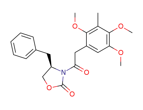 2-Oxazolidinone,
4-(phenylmethyl)-3-[(2,4,5-trimethoxy-3-methylphenyl)acetyl]-, (4R)-