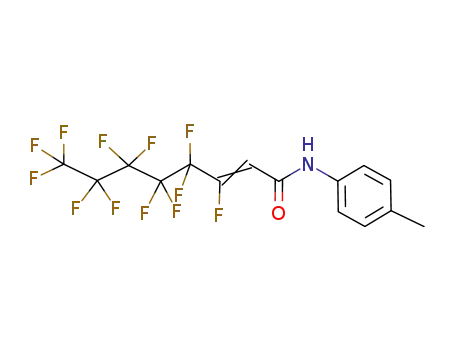 2-Octenamide,
3,4,4,5,5,6,6,7,7,8,8,8-dodecafluoro-N-(4-methylphenyl)-