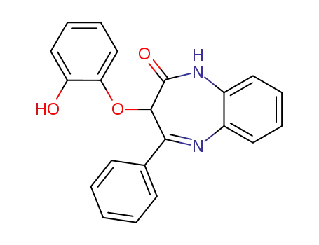 3-(2-hydroxy-phenoxy)-4-phenyl-1,3-dihydro-benzo[<i>b</i>][1,4]diazepin-2-one