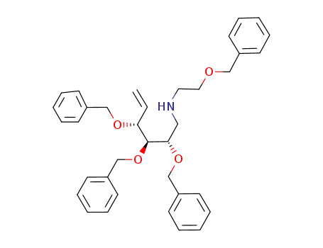 (2-Benzyloxy-ethyl)-((2S,3S,4R)-2,3,4-tris-benzyloxy-hex-5-enyl)-amine