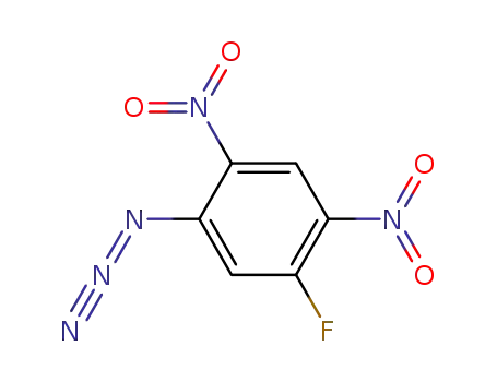 Molecular Structure of 57258-58-9 (2,4-dinitro-5-fluorophenylazide)