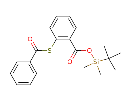 Benzoic acid, 2-(benzoylthio)-, (1,1-dimethylethyl)dimethylsilyl ester