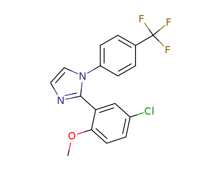 2-(5-chloro-2-methoxyphenyl)-1-[4-(trifluoromethyl)phenyl]-1H-imidazole