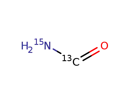 Molecular Structure of 285977-74-4 (FORMAMIDE-13C  15N  99% CHEMICAL PURITY&)