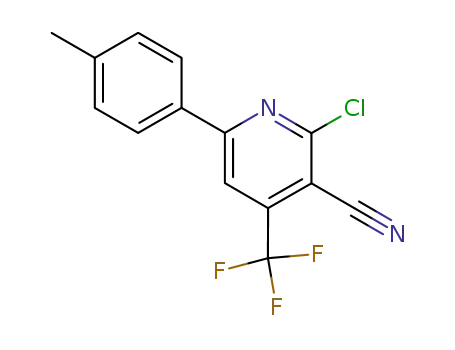 2-chloro-6-<i>p</i>-tolyl-4-trifluoromethyl-nicotinonitrile