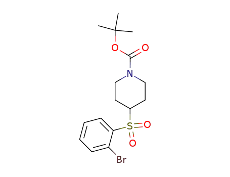 4-(2-Bromophenylsulfonyl)piperidine-1-carboxylic acid tert-butyl ester