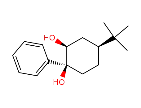 Molecular Structure of 4127-44-0 ((1R,2R,4S)-4-tert-butyl-1-phenylcyclohexane-1,2-diol)