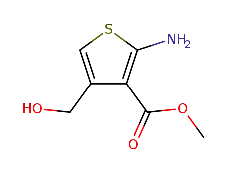 3-Thiophenecarboxylicacid,2-amino-4-(hydroxymethyl)-,methylester(9CI)
