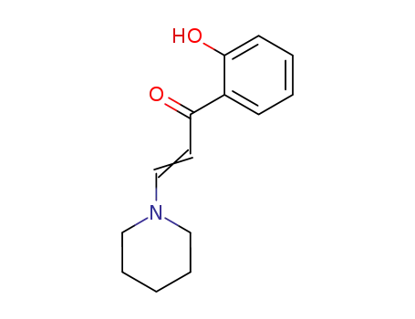 Molecular Structure of 1084-62-4 (1-(2-Hydroxyphenyl)-3-(piperidino)-2-propene-1-one)