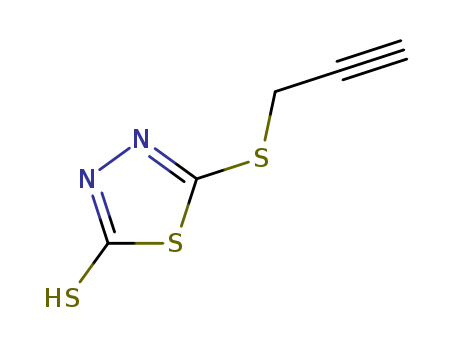 5-Propargylthio-1,3,4-thiadiazole-2-thiol