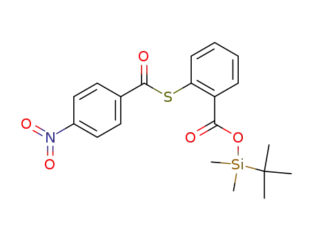 Benzoic acid, 2-[(4-nitrobenzoyl)thio]-, (1,1-dimethylethyl)dimethylsilyl
ester