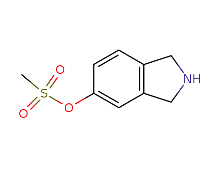 Molecular Structure of 263888-60-4 (5-methanesulfonyloxy-2,3-dihydro-1H-isoindole)