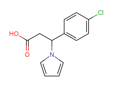 3-(4-Chlorophenyl)-3-(1H-pyrrol-1-yl)propanoic acid