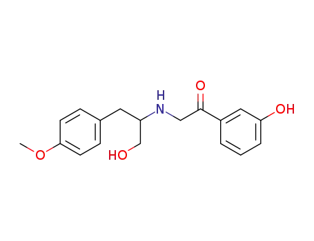 2-[1-hydroxymethyl-2-(4-methoxy-phenyl)-ethylamino]-1-(3-hydroxy-phenyl)-ethanone