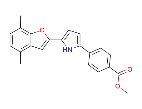 methyl 4-[5-(4,7-dimethylbenzofuran-2-yl)pyrrol-2-yl]benzoate