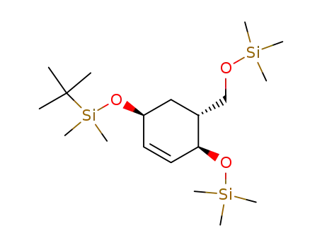 (3S,4R,6S)-6-(tert-Butyl-dimethyl-silanyloxy)-3-trimethylsilanyloxy-4-trimethylsilanyloxymethyl-cyclohexene