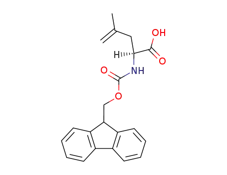 Molecular Structure of 87720-55-6 (Fmoc-4,5-dehydro-L-leucine)