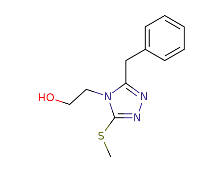 2-(3-Benzyl-5-methylsulfanyl-[1,2,4]triazol-4-yl)-ethanol