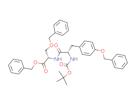 L-Serine,
N-[N-[(1,1-dimethylethoxy)carbonyl]-O-(phenylmethyl)-L-tyrosyl]-O-(phen
ylmethyl)-, phenylmethyl ester
