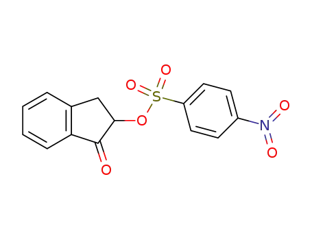 4-Nitro-benzenesulfonic acid 1-oxo-indan-2-yl ester