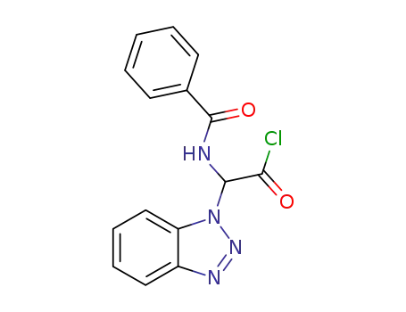 benzotriazol-1-yl-benzoylamino-acetyl chloride
