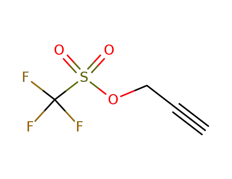 Molecular Structure of 41029-46-3 (prop-2-yn-1-yl trifluoromethanesulfonate)