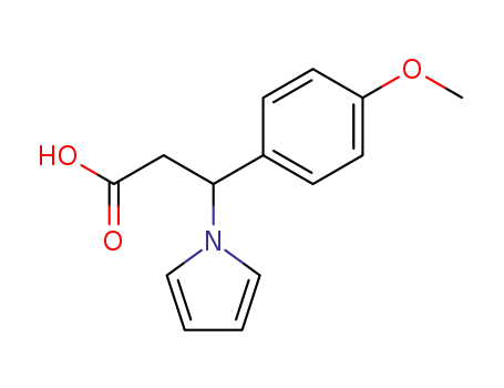 1H-Pyrrole-1-propanoic acid, b-(4-methoxyphenyl)-