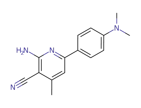 2-amino-6-(4-dimethylamino-phenyl)-4-methyl-nicotinonitrile