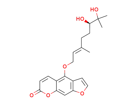 Molecular Structure of 264234-05-1 (6',7'-DihydroxybergaMottin)