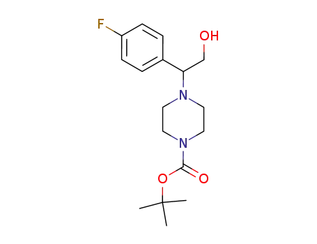 4-[1-(4-플루오로-페닐)-2-하이드록시-에틸]-피페라진-1-카복실산 tert-부틸 에스테르