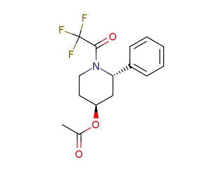 (2S,4S)-(-)-4-Acetoxy-2-phenyl-1-trifluoroacetylpiperidine