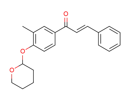 (E)-1-[3-Methyl-4-(tetrahydro-pyran-2-yloxy)-phenyl]-3-phenyl-propenone