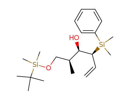 (3S,4R,5S)-6-(tert-butyldimethyl)siloxy-3-(dimethylphenyl)silyl-5-methylhex-1-ene-4-ol
