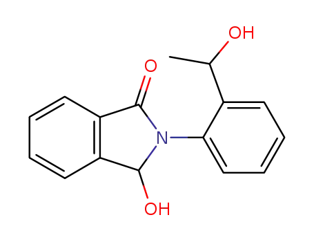 2,3-dihydro-3-hydroxy-2-[2-(1-hydroxyethyl)phenyl]-1H-isoindol-1-one