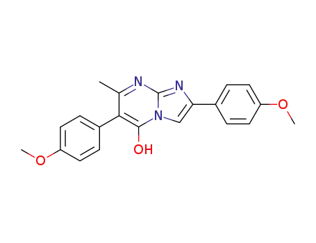 Imidazo[1,2-a]pyrimidin-5-ol, 2,6-bis(4-methoxyphenyl)-7-methyl-
